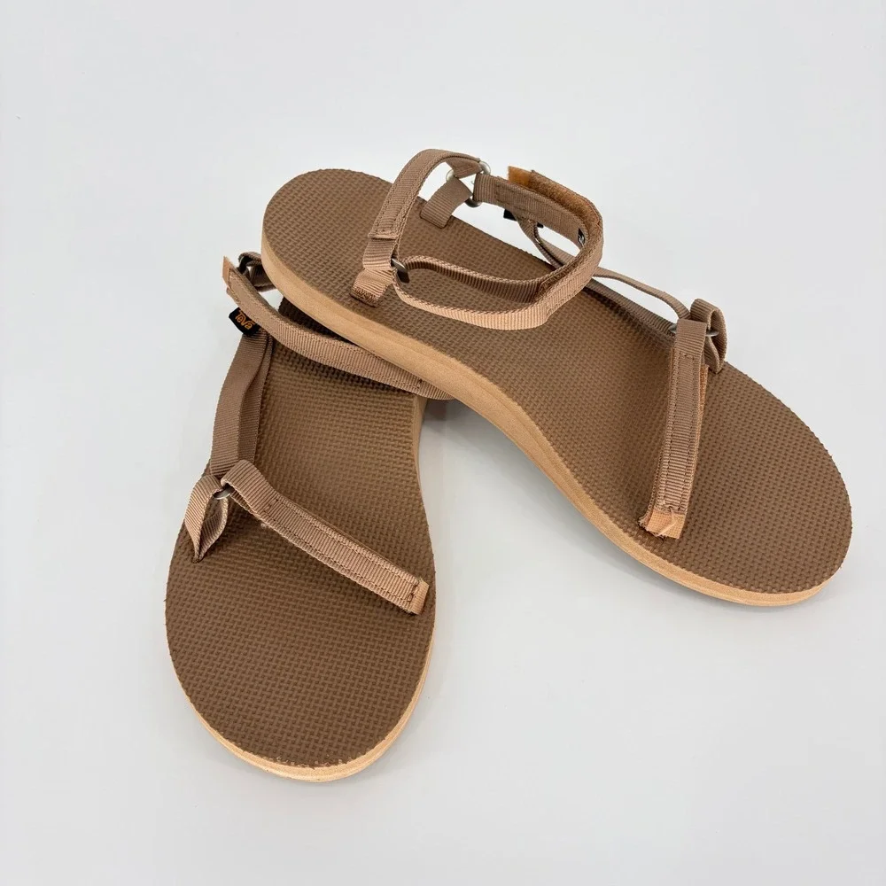 Teva Original Universal Sandals Sesame Tan Strappy Outdoor W11